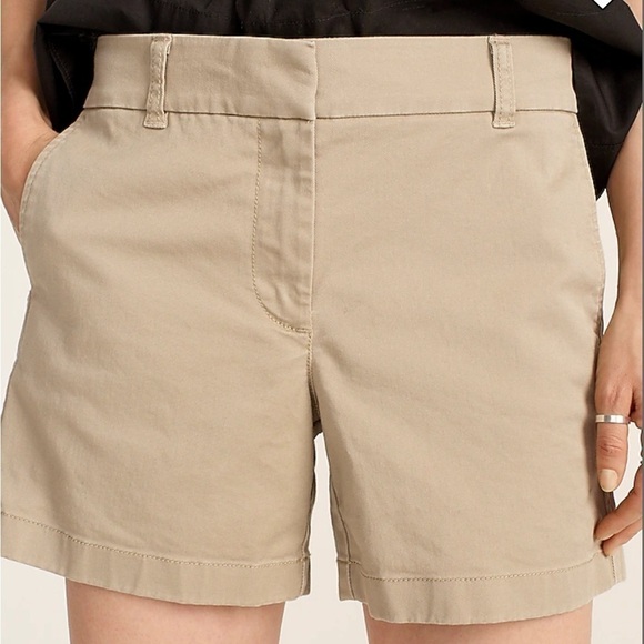 J. Crew 4" stretch chino shorts H5806 Light Green 8 - Picture 4 of 6